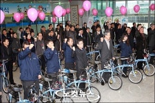 포항시 희망나눔 자전거 발대식 가져