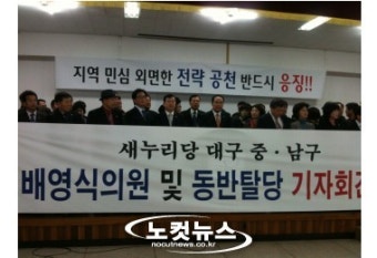 대구 중남구 배영식 현역 의원 첫 탈당 무소속 출마