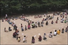 부산 초등학생들…6.25 한국전쟁 피난 시절 퍼포먼스로 체험