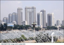 평양 중심부가 변하고 있다