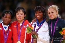 [올림픽] 북한 안금애 여자유도 금메달