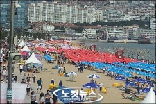 아쉬운 여름 절정, 부산해수욕장 210만명 피서