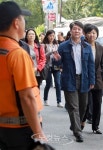 안철수 후보 노원소방서 격려 방문