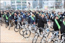 포항시, 자전거 출근 너무 좋아요~