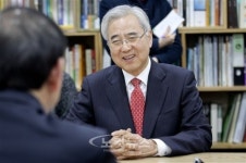 서울 시청 방문한 문용린 교육감