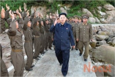 北 김정은, 서해 장재도, 무도 세번째 시찰