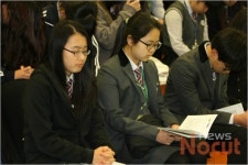 수능 D-3, 명지고 수능특별기도회 진행