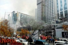 구로디지털단지역 공사장 화재(1보)