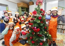 한화 맘스케어 봉사단, 크리스마스 맞아 혜심원 방문 봉사