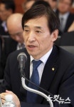 의원들 질의에 답하는 한국은행 총재
