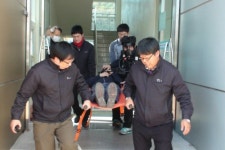 김해소방서-김해경전철 차량기지 합동소방훈련 실시