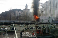 울산 남구 셀프세차장 불…판넬 가건물 일부 태워