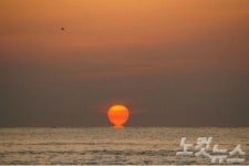 동해안 해맞이 명소 구름인파