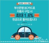 부산은행, 자동차 구매 할인 서비스