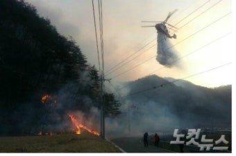 삼척 가곡면 산불 나흘만에 '완전 진화'