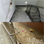 공사 언제 끝나나 백양공원 주차장, 1년 넘게 흙먼지