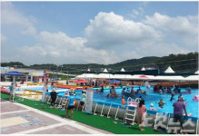 안성지역 명소,사계절썰매장과 수영장 개장