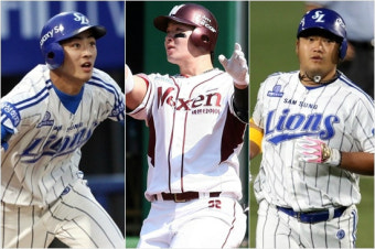 박병호-박석민-구자욱, 7월 MVP 삼파전