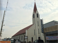 충남 논산에 있는강경성당 등록문화재로 등록