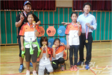 삼척 장호초등학교 여자부, 플라잉디스크 윷놀이 우승