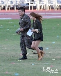 군인체육대회 개회식장 나타난 신동