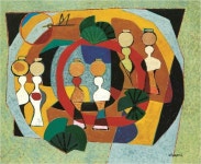 김환기의 1940년대 작품 섬 이야기 첫 공개