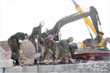 해군 진해기지사, 한미 연합 軍 시설물 피해복구 훈련