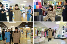 北 김정은, 민생행보 미래상점·종합봉사기지 시찰