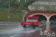 안전시설없는 상당공원~명암로 공포의 도로 되나