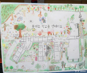 우리가 직접 만든 학교 생태지도 멋지지요?