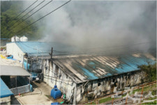 진안 돼지농장 화재, 1억9000여만 원 재산피해