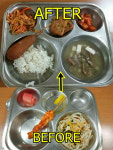 이렇게 변했습니다 봉산초 급식 환골탈태