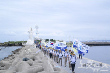 S&T 해안누리 국토대장정 울산시 대왕암공원 종주