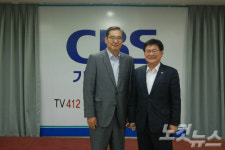 [포토] 이헌승 새누리당 부산시당위원장 부산CBS 방문