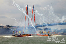 해상교량 사진전 대상 꿈길 속 거금대교
