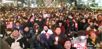광주 금남로서 탄핵 가결 이후 첫 대규모 집회 열려