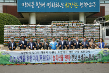 보성군수, 보성감자 직접 판촉 나서