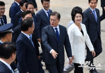 문재인 대통령, 첫 방미