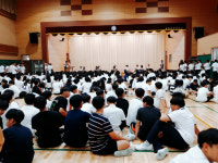 광양 용강중학교 제1회 도전 골든벨 개최