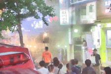 창원 지하 노래연습장 화재…80여 명 대피 소동
