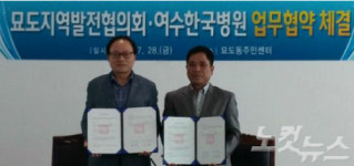 여수 묘도동-여수한국병원 의료지원 협약