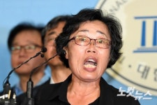 한국마사회 규탄하는 마필관리사 유가족