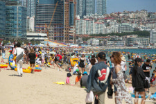 여기가 바로 해운대 해수욕장 50만 인파