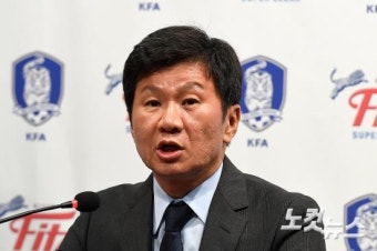 인사말하는 정몽규 대한축구협회장