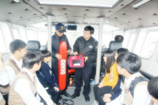 여수해경 여도중학교 현장 직업체험  