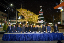 순천시, 연말연시 밝히는 조명등 설치