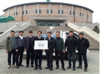 충주 충일교회 38개 경로당에 쌀 760㎏ 전달