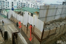 신태양건설 아파트 신축에 주택 출입로 사라져… 