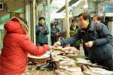 경산시 설맞이 전통시장 장보기 