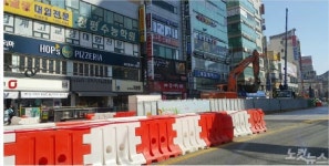 사상-하단 도시철도 공사로 몸살 앓는 도로 